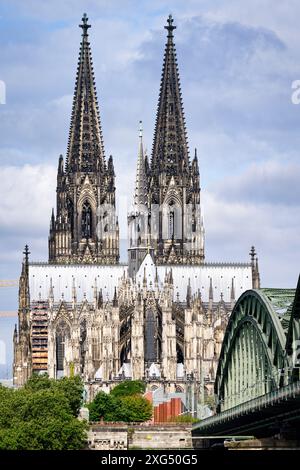 germany's most popular tourist attraction the cologne cathedral Stock Photo