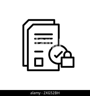 Right to access icon vector logo set collection for web app ui Stock Vector