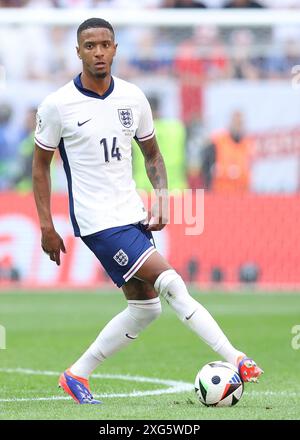 Dusseldorf, Germany. 6th July, 2024. Ezri Konsa of England during the UEFA European Championships Quarter Final match at Dusseldorf Arena, Dusseldorf. Picture credit should read: Paul Terry/Sportimage Credit: Sportimage Ltd/Alamy Live News Stock Photo