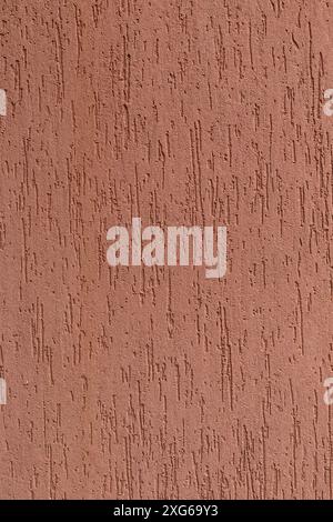 Wall with textured Concrete plaster for use as a background texture Stock Photo