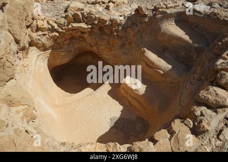 Masada, Mikveh, a Jewish Ritual Bath or Purification Bath, origin of ...