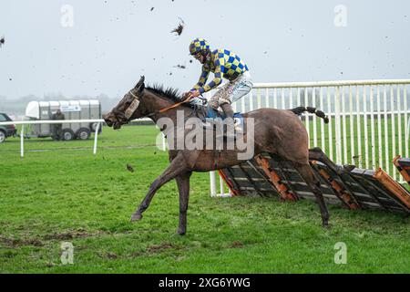 Wincanton races, Sixth race, January 8th 2022 Stock Photo