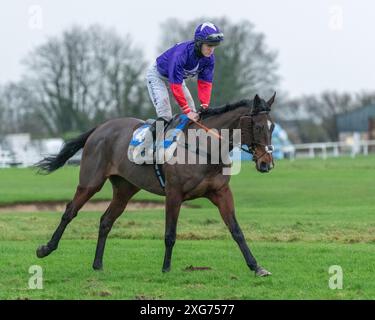 Race 8 at Wincanton Racecourse, January 8th 2022 Stock Photo