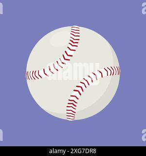 Baseball Ball icon vector. Baseball sports ball illustration. Baseball game ball icon vector Stock Vector