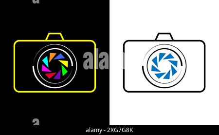 Modern Photography Camera shutter vector symbol. Stock Vector