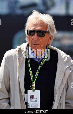 Silverstone, UK. 07th July, 2024. Derek Bell (GBR). Formula 1 World Championship, Rd 12, British Grand Prix, Sunday 7th July 2024. Silverstone, England. Credit: James Moy/Alamy Live News Stock Photo