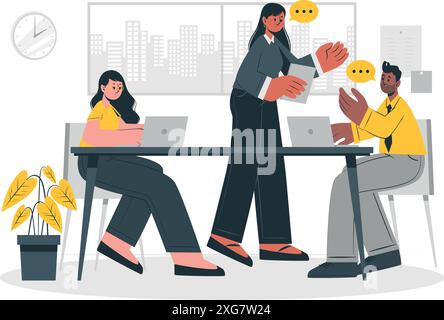 Team concept illustration Stock Vector