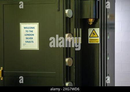 London Silver Vaults  The Chancery Lane , London , UK Stock Photo