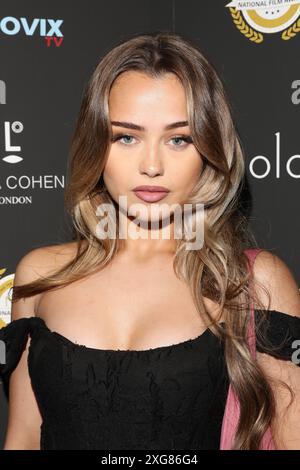 Hannah Howland attends National Film Awards at Porchester Hall in