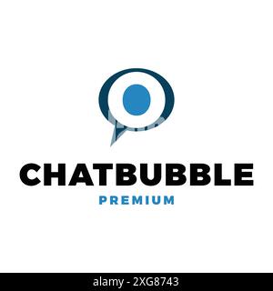 Initial Letter O Chat Bubble Icon Vector Logo Template Illustration Design Stock Vector