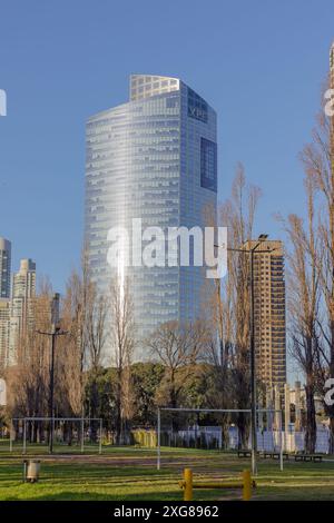 Buenos Aires, Argentina; June 29th 2024: Building of the YPF oil company in the city of Buenos Aires. Stock Photo