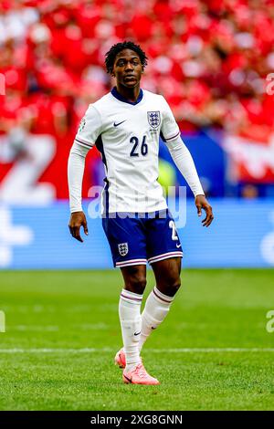 DUSSELDORF - 06/07/2024, Kobbie Mainoo of England during the UEFA EURO ...
