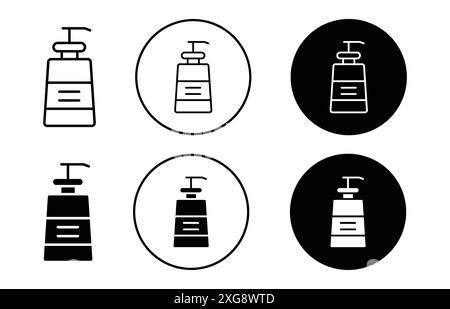 Body Soap icon vector logo set collection for web app ui Stock Vector