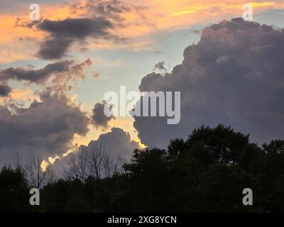Clouds in the Sky Stock Photo
