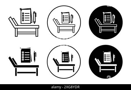 psychology treatment icon vector logo set collection for web app ui Stock Vector