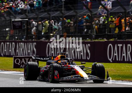 Silverstone, UK. 07th July, 2024. Max Verstappen (NED) - Oracle Red Bull Racing - Red Bull RB20 - Honda RBPT  during the Race on day 4, Sunday july 7, 2024 of the formula 1 qatar airways british grand prix 2024, scheduled to take place at the silverstone circuit from july 5 to july 7, 2024 Credit: Alessio De Marco/Alamy Live News Stock Photo