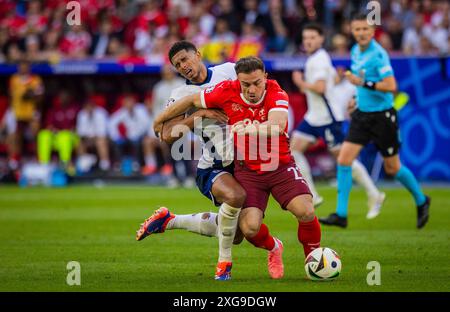 DUSSELDORF - 06/07/2024, Xherdan Shaqiri of Switzerland during the UEFA ...