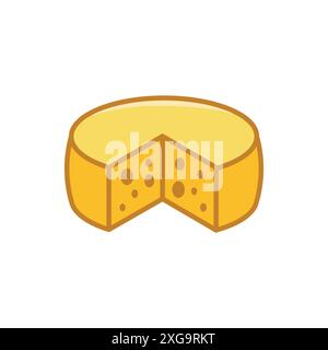 cheese icon vector design template in white background Stock Vector