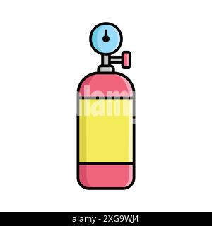 air tank icon vector design template in white background Stock Vector