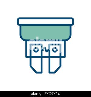 fuse icon vector design template in white background Stock Vector