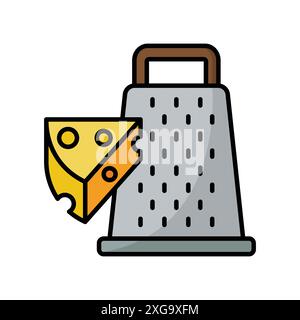 grater icon vector design template in white background Stock Vector