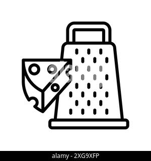 grater icon vector design template in white background Stock Vector