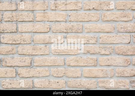 Brick wall background texture. Full frame Stock Photo