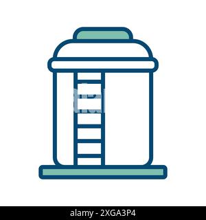 water tank icon vector design template in white background Stock Vector ...