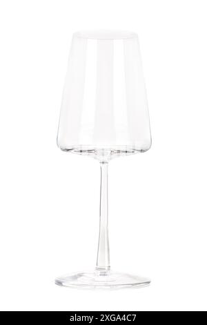 Empty wine power glass, isolated on a white background Stock Photo