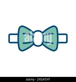 bow tie icon vector design template in white background Stock Vector