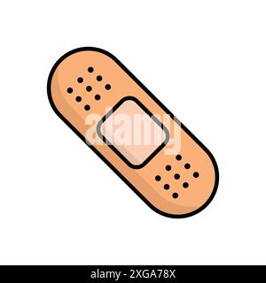 bandage icon vector design template in white background Stock Vector