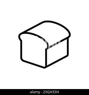 bread icon vector design template in white background Stock Vector