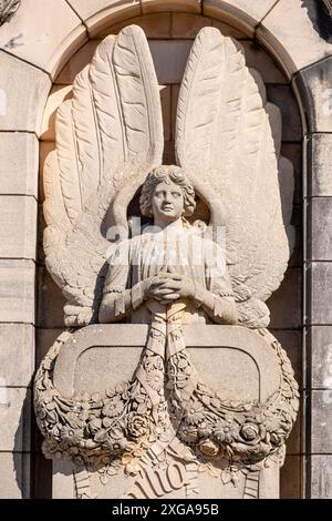 Tejedor family tomb, Felanitx cemetery, Mallorca, Balearic Islands, Spain Stock Photo