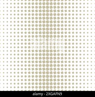 Modern stylish texture with squares. Vector seamless pattern. Repeating geometric tiles. Stock Vector