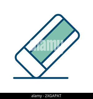 eraser icon vector design template in white background Stock Vector