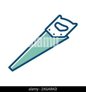 saw icon vector design template in white background Stock Vector