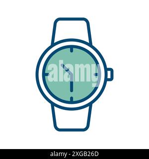 watch icon vector design template in white background Stock Vector