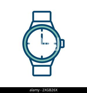 watch icon vector design template in white background Stock Vector