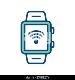 watch icon vector design template in white background Stock Vector