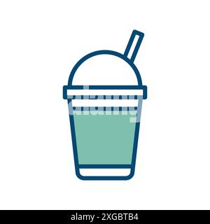 drink icon vector design template in white background Stock Vector