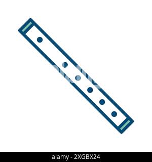 flute icon vector design template in white background Stock Vector