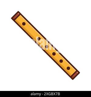 flute icon vector design template in white background Stock Vector