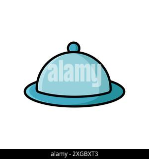 food tray icon vector design template in white background Stock Vector