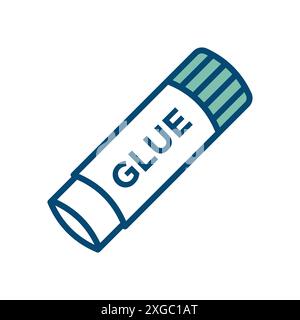 glue icon vector design template in white background Stock Vector