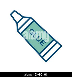 glue icon vector design template in white background Stock Vector