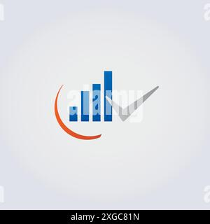 Icon for Logo Design Finance Real Estate and Asset Management Arrow Chart Trading Private Equity Banking Vector Stock Vector