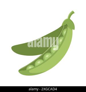 peas icon vector design template in white background Stock Vector