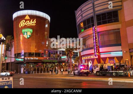 United States, Nevada, Clarks County, Las Vegas, Fremont street Stock Photo