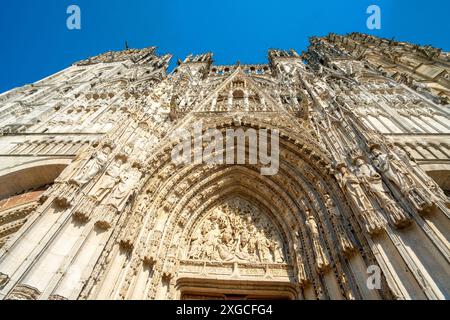France, Seine Maritime, Rouen, Notre Dame de Rouen cathedral Stock Photo