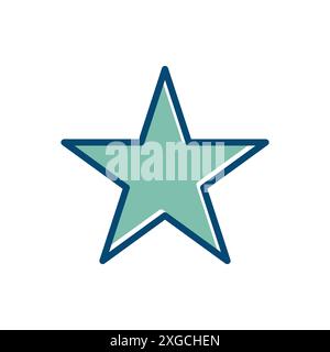 star icon vector design template in white background Stock Vector